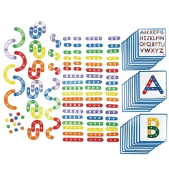 Excellerations® Translucent Alphabet Construction Set- 100 Pieces