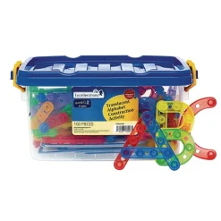 Excellerations® Translucent Alphabet Construction Set- 100 Pieces