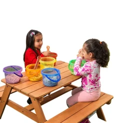 Excellerations® Translucent Buckets - Set of 6