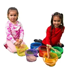 Excellerations® Translucent Buckets - Set of 6