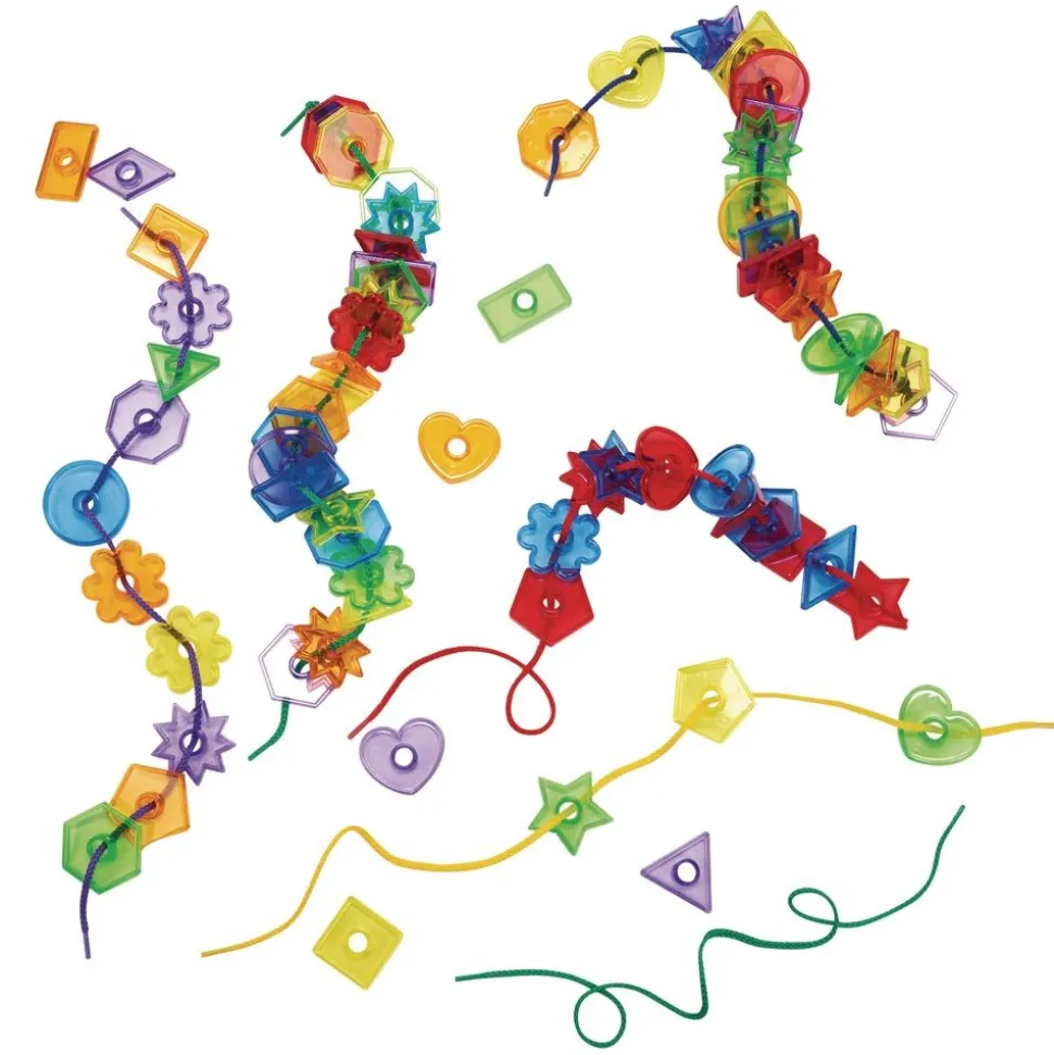 Excellerations® Translucent Lacing Shapes 78 Pieces