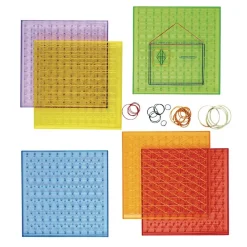 Excellerations® Translucent Geo Boards - Set of 6