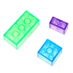Excellerations® Translucent Standard Building Bricks - Set of 450