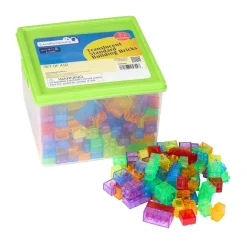 Excellerations® Translucent Standard Building Bricks - Set of 450