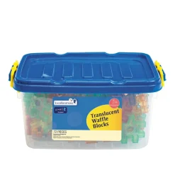 Excellerations® Translucent Waffle Blocks - 72 Pieces