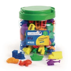 Excellerations® Transportation Counters - 72 Pieces