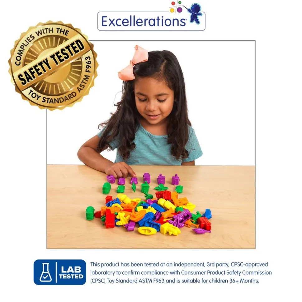 Excellerations® Transportation Counters - 72 Pieces