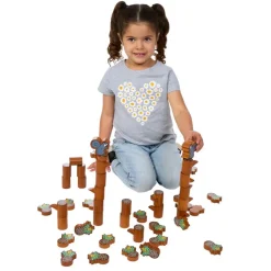 Excellerations® Tree and Squirrel Blocks - Set of 46