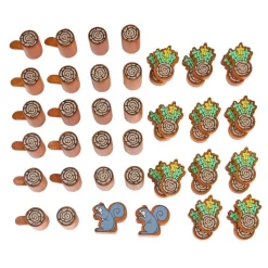 Excellerations® Tree and Squirrel Blocks - Set of 46