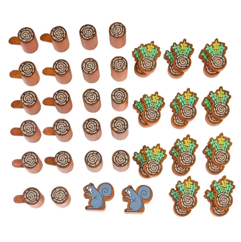 Excellerations® Tree and Squirrel Blocks - Set of 46