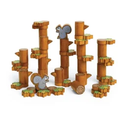 Excellerations® Tree and Squirrel Blocks - Set of 46