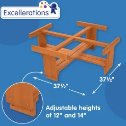 Excellerations® TuffTray™ Outdoor Adjustable Tray Stand