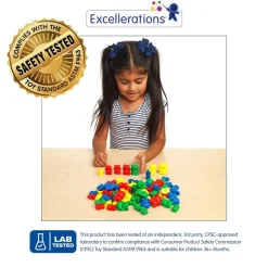 Excellerations® Weighted Counting Bears - 96 Pieces