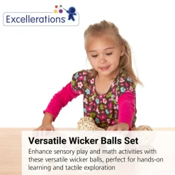 Excellerations® Wicker Balls - 10 Pieces