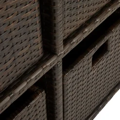 Excellerations® Wicker Shelf with 6 Baskets