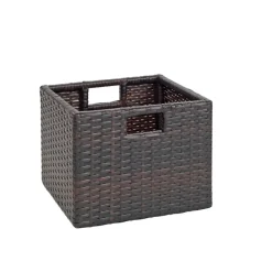 Excellerations® Wicker Shelf with Two Small Baskets