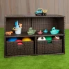 Excellerations® Wicker Shelf with Two Large Baskets