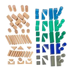 Excellerations® Wood & Calm Blocks - 100 pieces