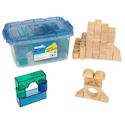 Excellerations® Wood & Calm Blocks - 100 pieces
