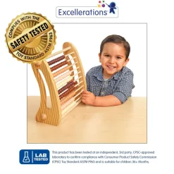 Excellerations® Wooden Abacus - Natural