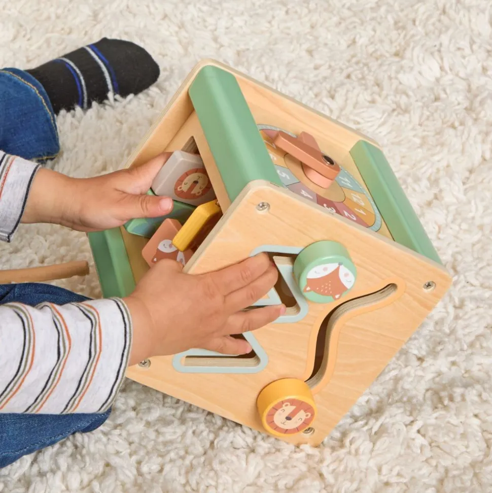 Excellerations® Wooden Activity Box - 6" x 6"