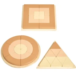 Excellerations® Wooden Attribute Puzzle Collection - Set of 3