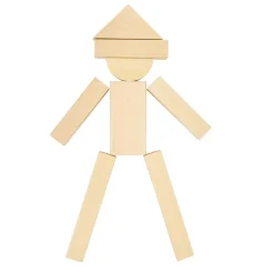 Excellerations® Wooden Building Blocks - Set of 50