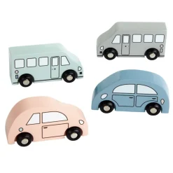 Excellerations® Wooden Cars - Set of 4