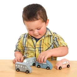 Excellerations® Wooden Cars - Set of 4