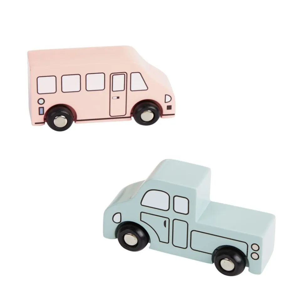 Excellerations® Wooden Cars & Trucks - Set of 4
