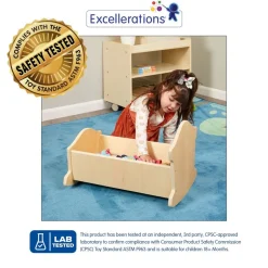 Excellerations® Wooden Doll Cradle