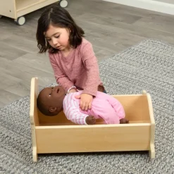 Excellerations® Wooden Doll Cradle
