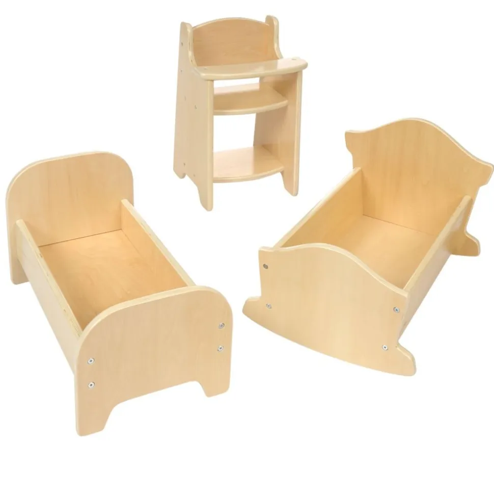 Excellerations® Wooden Doll Furniture Set