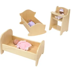 Excellerations® Wooden Doll Furniture Set