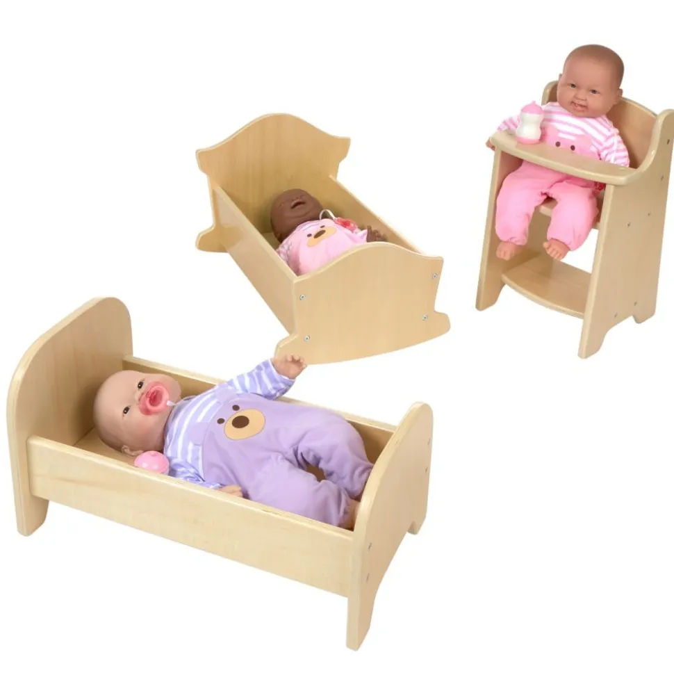 Excellerations® Wooden Doll Furniture Set