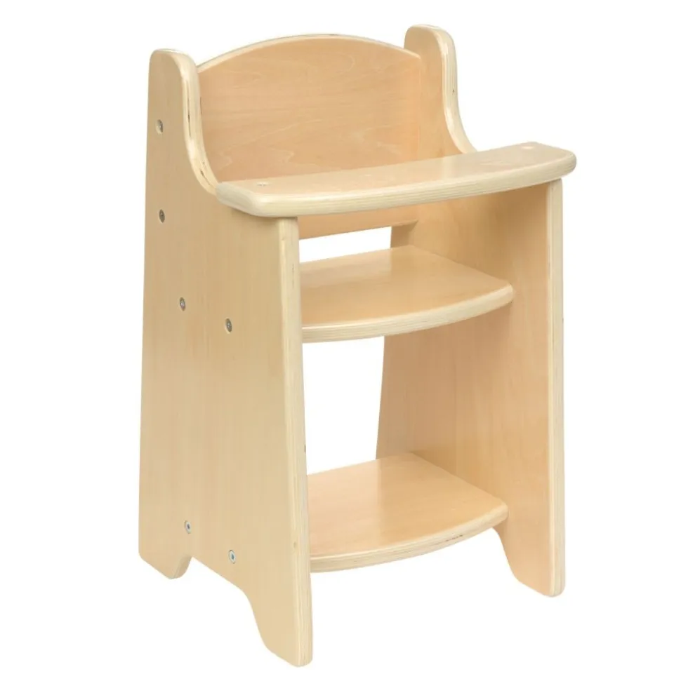 Excellerations® Wooden Doll Highchair