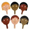 Excellerations® Wooden Emotions Masks - Set of 6