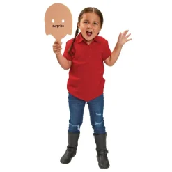Excellerations® Wooden Emotions Masks - Set of 6