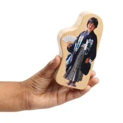 Excellerations® Wooden Photo Blocks Around the World Buildings - Set of 9