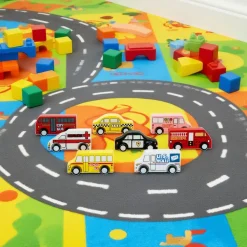 Excellerations® Wooden Play Trucks - Set of 8