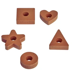Excellerations® Wooden Shape Number Counter - Natural