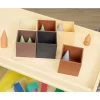 Excellerations® Wooden Sorting Boxes - Natural Colors - Set of 6 with Tray