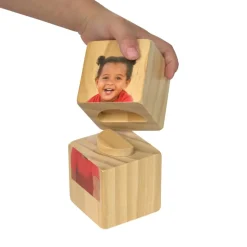 Excellerations® Wooden Stack and Build Toddler Emotions Puzzle