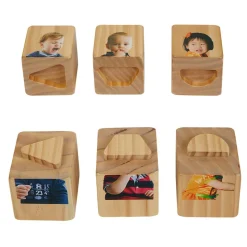 Excellerations® Wooden Stack and Build Toddler Emotions Puzzle