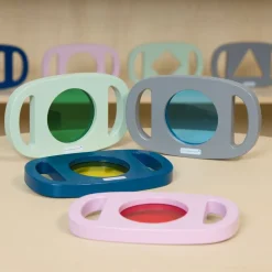Excellerations® Wooden Viewers - Colors - Set of 4