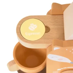 Excellerations® Woodland Wooden Coffee Maker Play Set