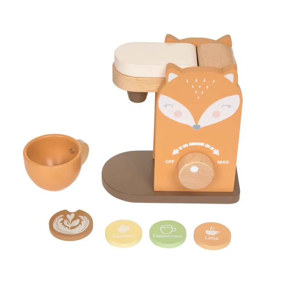 Excellerations® Woodland Wooden Coffee Maker Play Set