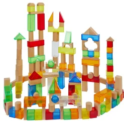 Excellerations® Wood & Light Blocks - 200pcs