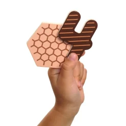 Excellerations® WoodWonders™ Shapes and Numbers Puzzles Natural - Set of 2