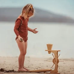 ExploreNook™ Wooden Sand & Water Wheel